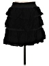 BCX 100% Rayon Solid Black Casual Skirt Size S - photo 2