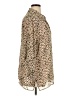 Liz Claiborne 100% Polyester Animal Print Tan Long Sleeve Blouse Size 1X - photo 4