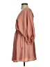 Tyche Solid Tan Casual Dress Size S - photo 5