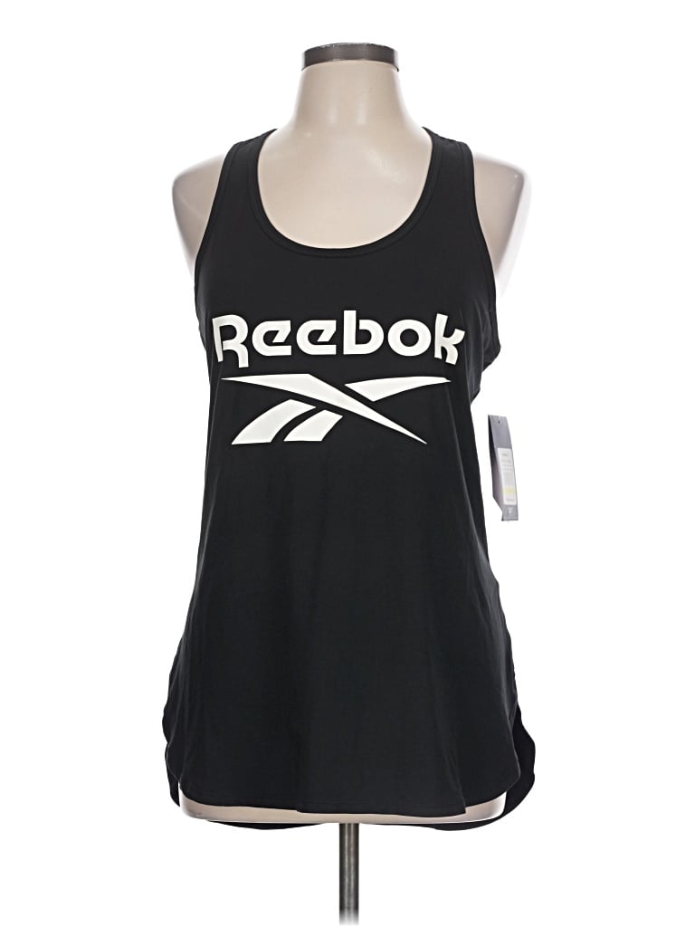 Reebok Tank Top Black Halter Neckline Tops