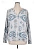 Lucky Brand Print Gray Pullover Sweater Size XL - photo 1