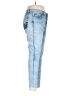 Inc Denim Solid Blue Jeans Size 12 - photo 4