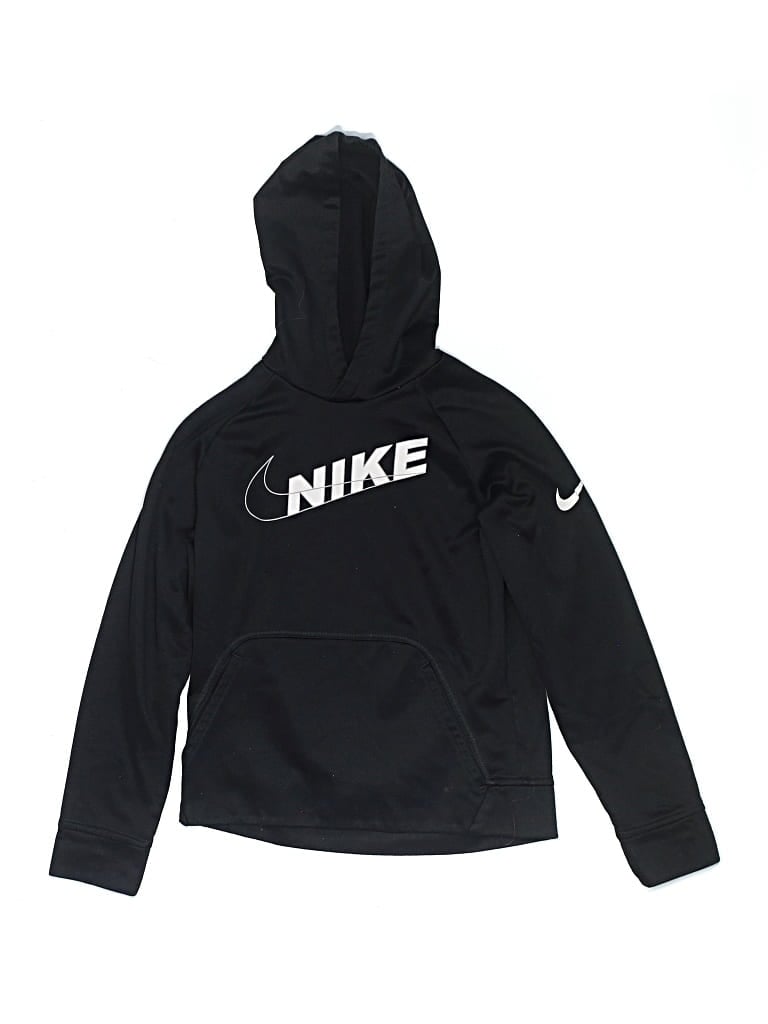 Click to view more detailed imagery on our partner's website Pre-owned Nike Kids' Pullover Hoodie In Black