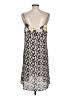 CAbi 100% Polyester Print Brown Cocktail Dress Size L - photo 2