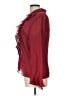 Ingredients Burgundy Long Sleeve Blouse Size 12 - photo 5
