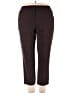 Alia 100% Polyester Solid Brown Casual Pants Size 18 - photo 1