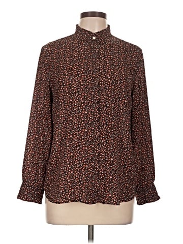 Ann Taylor LOFT Long Sleeve Blouse (view 1)