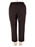 Alia 100% Polyester Solid Brown Casual Pants Size 18 - photo 2