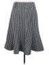 Susan Bristol Polka Dots Black Casual Skirt Size 8 - photo 1
