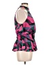 Nine West 100% Polyester Pink Sleeveless Blouse Size L - photo 4