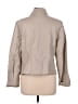 New York & Company Solid Tan Jacket Size L - photo 2
