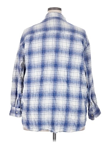 Old Navy 3/4 Sleeve Button-Down Shirt (view 2)