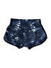 Adidas 100% Polyester Print Blue Shorts Size S - photo 1