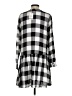Mud Pie Checkered-gingham Gray Casual Dress Size S - photo 2