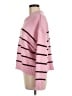 Quince 100% Organic Cotton Stripes Pink Pullover Sweater Size M - photo 5