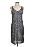 I Heart Ronson Chevron-herringbone Gray Cocktail Dress Size L - photo 1