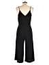 Monteau Solid Black Jumpsuit Size L - photo 2
