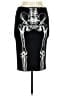 Assorted Brands Graphic Black Casual Skirt Size M - photo 1