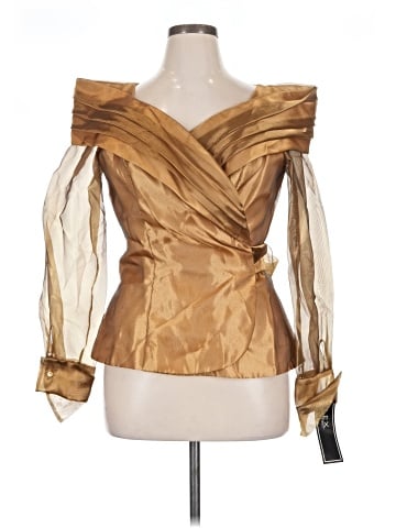 Alex Evenings Long Sleeve Blouse (view 1)