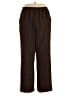 Alfred Dunner 100% Polyester Brown Casual Pants Size 16 Petite - photo 1