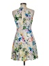 Express 100% Polyester Paisley White Cocktail Dress Size 6 - photo 2
