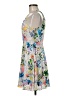 Express 100% Polyester Paisley White Cocktail Dress Size 6 - photo 5