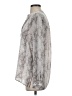 Emma & Olivia 100% Polyester Silver Long Sleeve Blouse Size S - photo 5