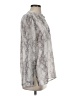 Emma & Olivia 100% Polyester Silver Long Sleeve Blouse Size S - photo 4