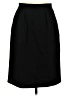 Sag Harbor 100% Wool Solid Black Wool Skirt Size 8 - photo 1