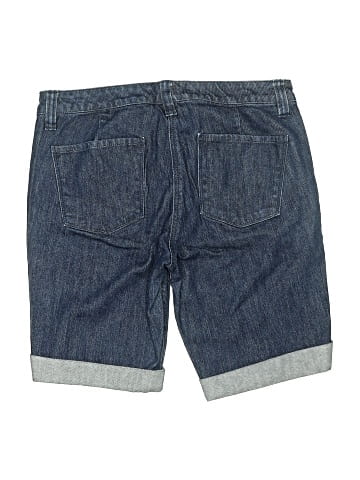 New York & Company Denim Shorts (view 2)