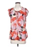 Daniel Rainn 100% Polyester Pink Short Sleeve Blouse Size S - photo 1