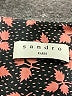 Sandro 100% Polyester Hearts Black Casual Dress Size EU (FR) 36 / US 4 - photo 7