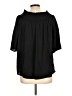 Theory Black 3/4 Sleeve Blouse Size L - photo 2