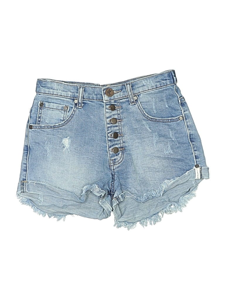 Pre-owned One X Oneteaspoon Denim Shorts In Blue