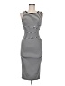 Derek Heart Stripes Black Casual Dress Size M - photo 1