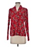 Nic + Zoe Red Long Sleeve Blouse Size S - photo 1