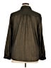 Chico's 100% Polyester Metallic Brown Long Sleeve Blouse Size XL (3) - photo 2