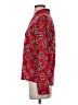 Nic + Zoe Red Long Sleeve Blouse Size S - photo 5
