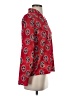 Nic + Zoe Red Long Sleeve Blouse Size S - photo 4