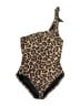 MICHAEL Michael Kors Animal Print Brown One Piece Swimsuit Size 8 - photo 1