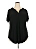 Cato Black Short Sleeve Blouse Size 18 - photo 1
