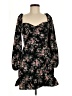 Forever 21 100% Polyester Floral Black Cocktail Dress Size M - photo 1