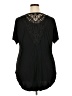 Cato Black Short Sleeve Blouse Size 18 - photo 2