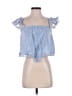 Tiny 100% Cotton Blue Sleeveless Blouse Size S - photo 1