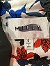 Milly 100% Silk Print Blue Casual Dress Size 2 - photo 7