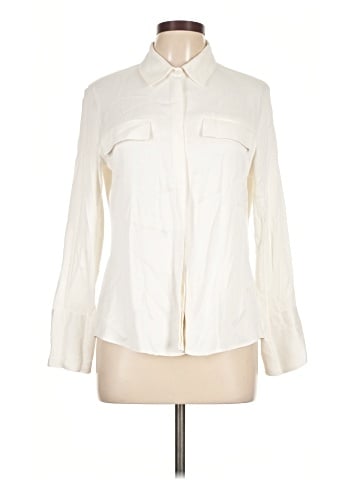 Zara Long Sleeve Button-Down Shirt (view 1)