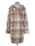 A New Day Plaid Brown Coat Size S - photo 2