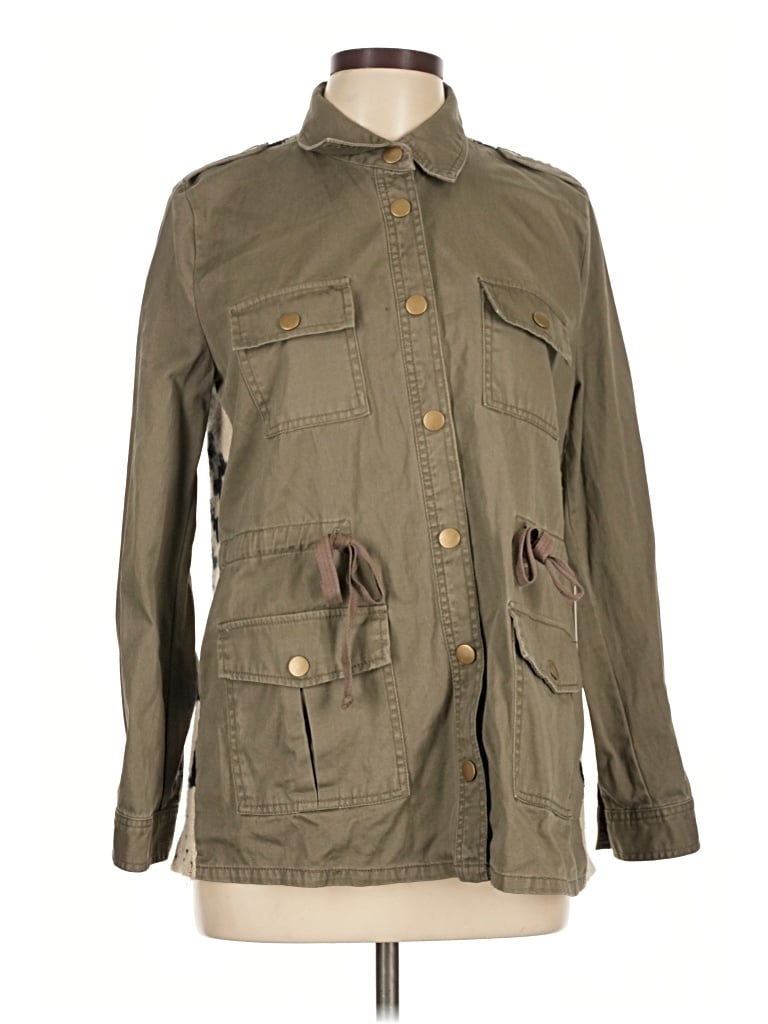 Pre-owned Blu Pepper Jacket In Green