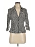 Urban Outfitters 100% Polyester Houndstooth Silver 3/4 Sleeve Blouse Size M - photo 1