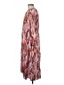 Lefties Paisley Red Casual Dress Size M - photo 5